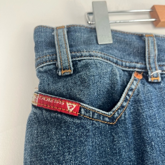 Vintage Y2K Guess USA Blue Denim Skirt 30 Waist Women’s - Picture 3 of 7